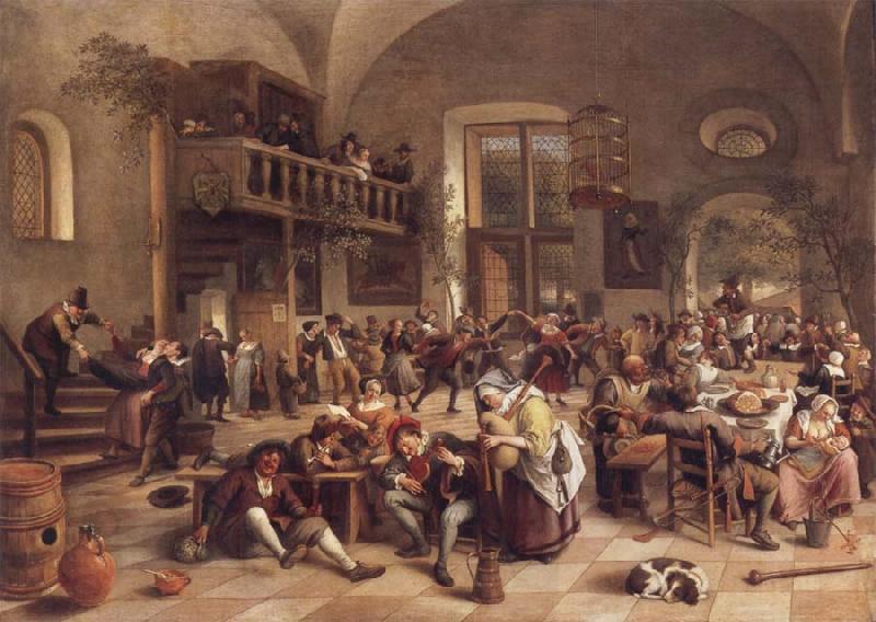Jan Steen Interior of an inn oil painting picture